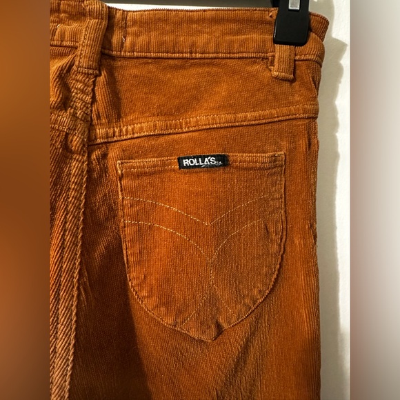Rollas Eastcoast Flare Tan Corduroy Pants - Picture 5 of 12